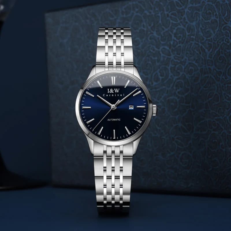 IW Carnaval High-end watches for women Movement MIYOTA Japanese Watch Automatic sapphire calendar Waterproof Full steel Reloj Mujer