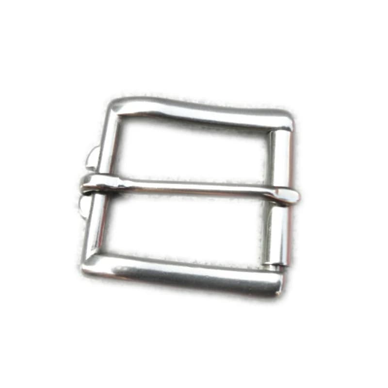 Fibbia per cintura in acciaio inossidabile, tracolla per indumenti, accessorio per rullo per borsa, 38 mm, 34 mm