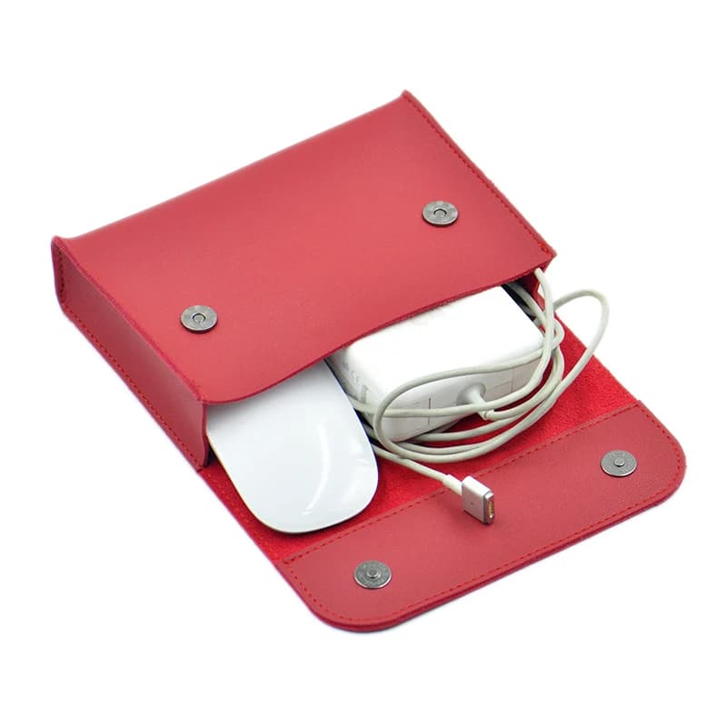 Borsa da trasporto Quoko per adattatore CA, organizer da viaggio per caricabatterie/mouse/disco rigido/cavo per laptop MacBook e altri accessori