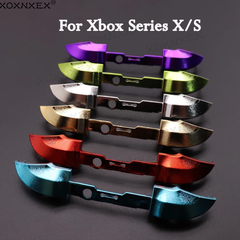 XOXNXEX 1/5/10PCS LB RB Paraurti cromoTriggers Pulsanti di ricambio per controller Xbox Series SX