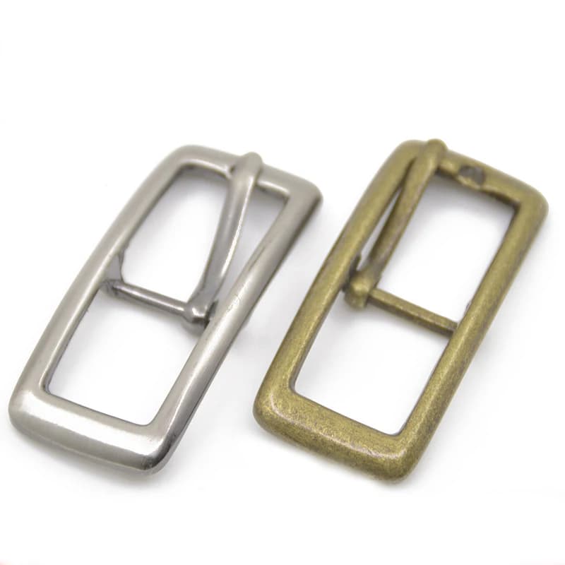 1x 15mm Metal Polished Belt Buckle Center Bar Single Pin Buckle Women's Fashion Belt Buckle for 12-14mm Belt Leather Accessories