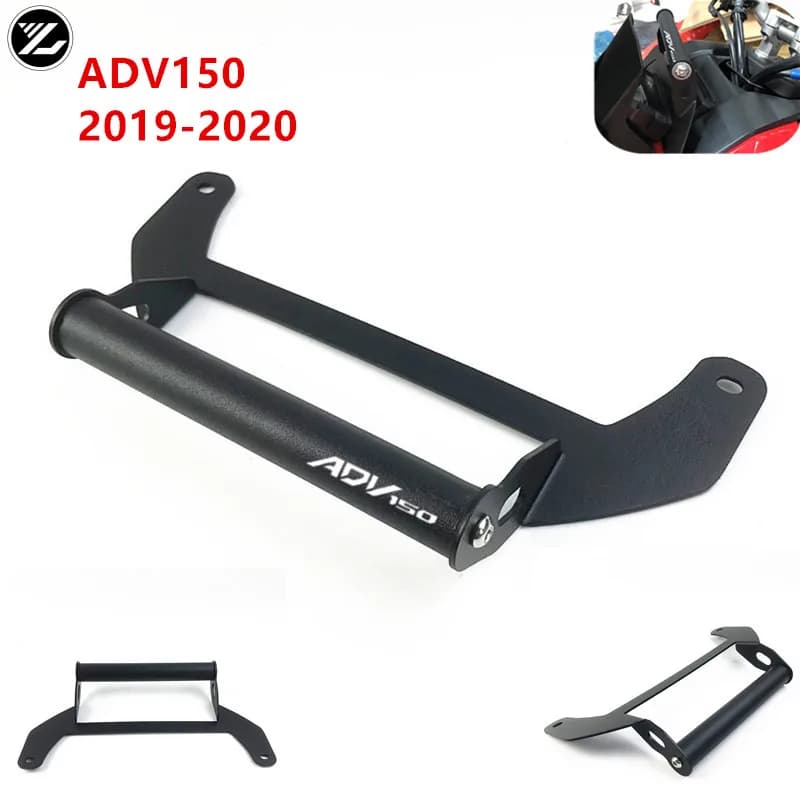 Staffa di navigazione ADV150 adatta per Honda Adv 150 Adv150 2019-2020 2021 ADV-150 Supporto per telefono cellulare Staffa per piastra GPS