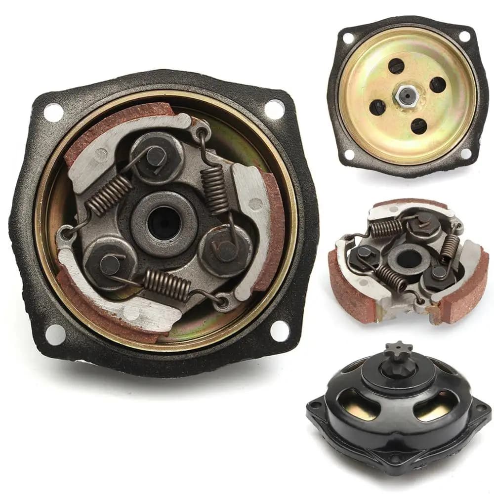 6 denti Frizione Drum Pad Gear Box Kit Per La 47 49cc Mini Moto Quad Pocket Bike
