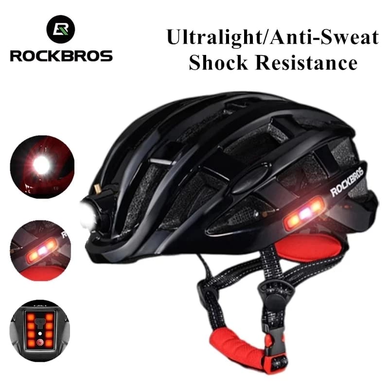 ROCKBROS lightweight cycling helmet ultralight MTB helmet for road bike from 57-62cm
