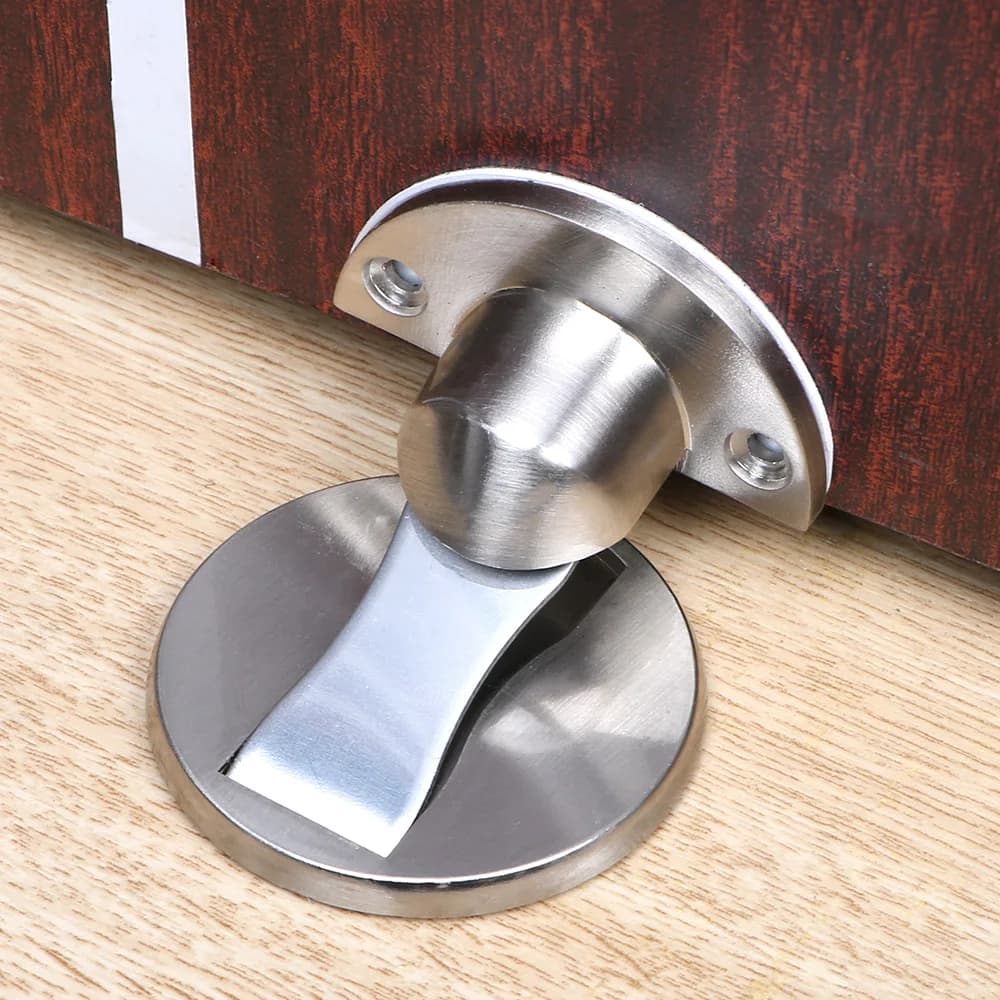 Fermaporta senza chiodi Fermaporta nascosto Fermaporta magnetico Fermaporta in acciaio inossidabile 304 Supporti per porte nascoste Cattura pavimento
