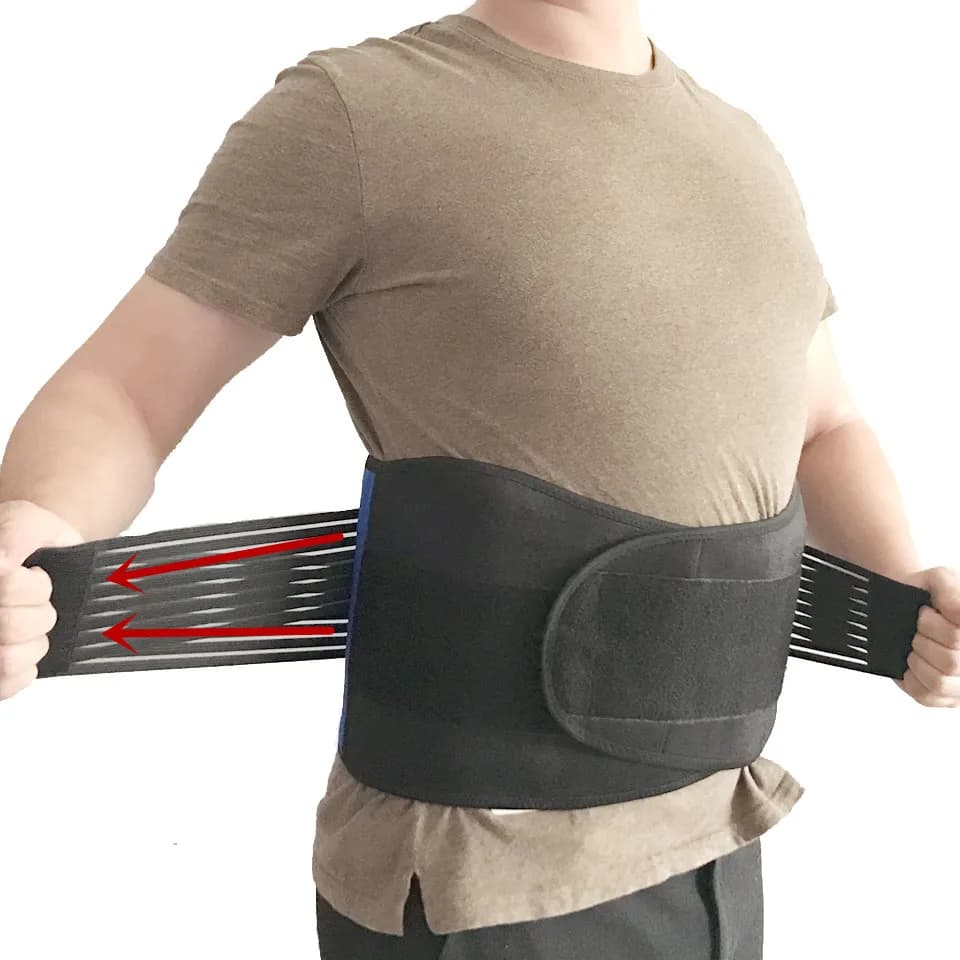Plus Size XXXL XXXXL XXL Medical Back Brace Cintura Supporto per la colonna vertebrale Uomo Donna Cinture Traspirante Corsetto lombare Dispositivo ortopedico