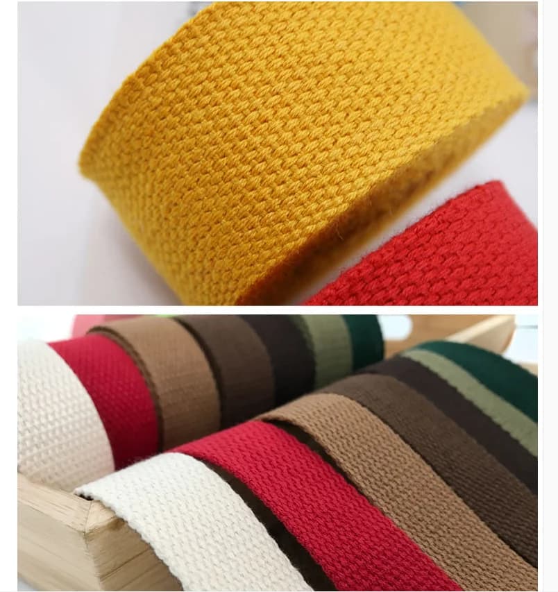 3 metri 32mm tela nastro marsupio fettuccia di cotone poliestere/cotone fettuccia zaino reggia borsa da cucito accessori cintura