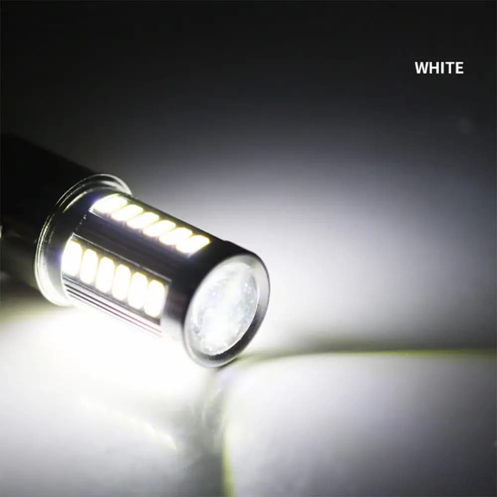 Lampadina LED DRL 5730 33SMD H6 BA20D per Faro Moto