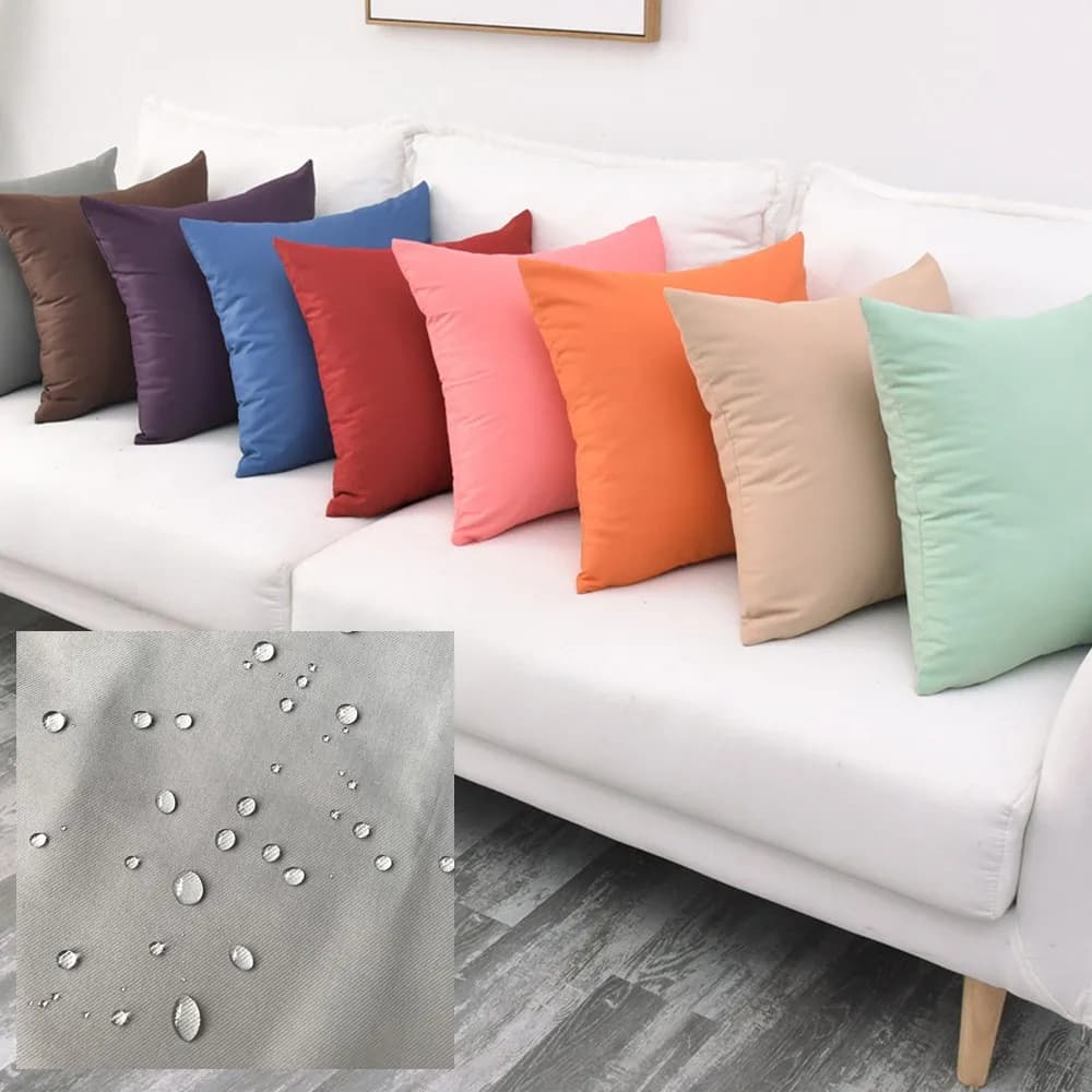 Fodera per cuscino da giardino solida impermeabile in twill 45 * 45 /60 * 60CM per patio, divano, tenda, balcone, divano HT-PTWDC-Al