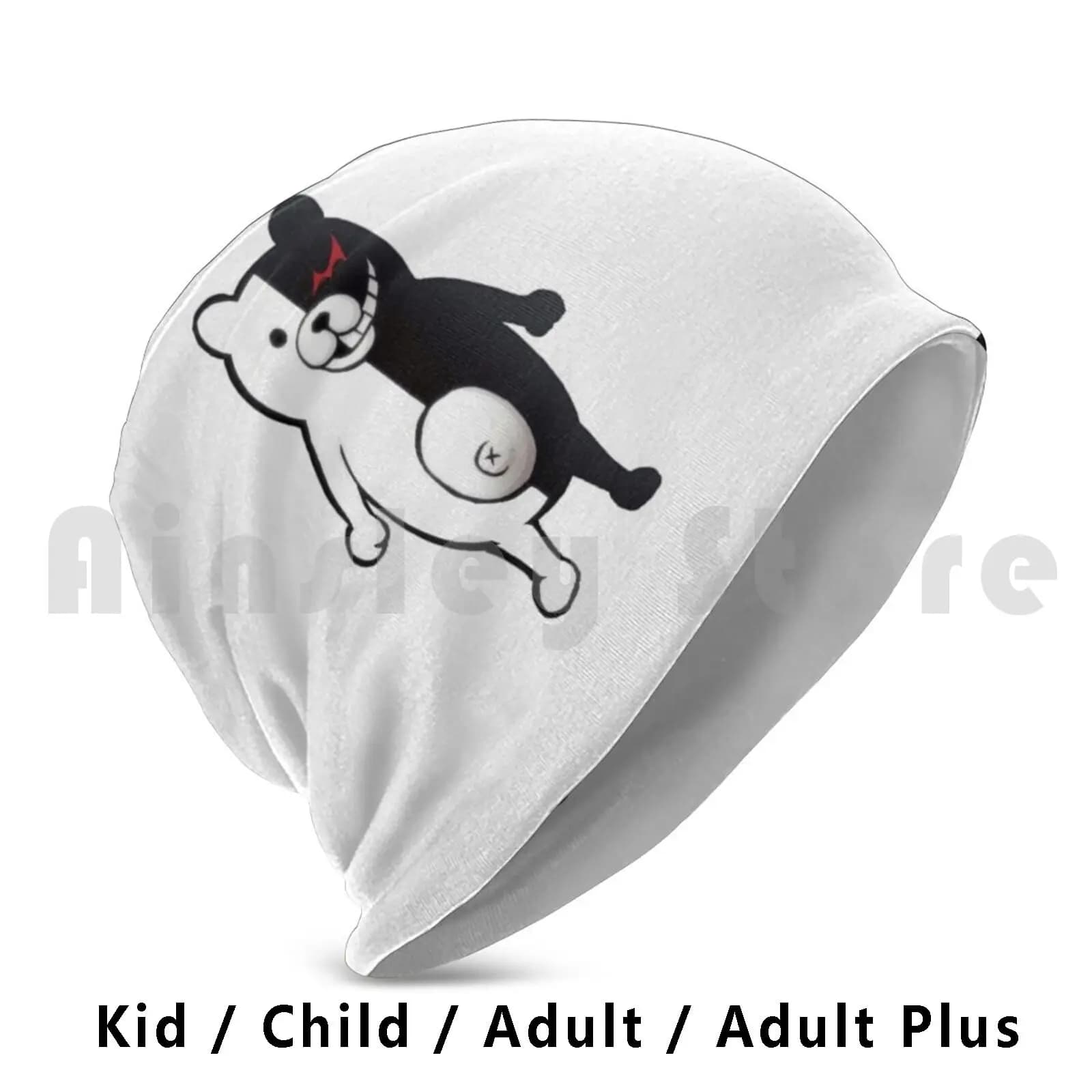 Danganronpa Beanies Knit Hat Hip Hop Danganronpa Dangan Ronpa Monokuma Monobear Danganronpa 2 Dangan Ronpa 2 Sdr 2
