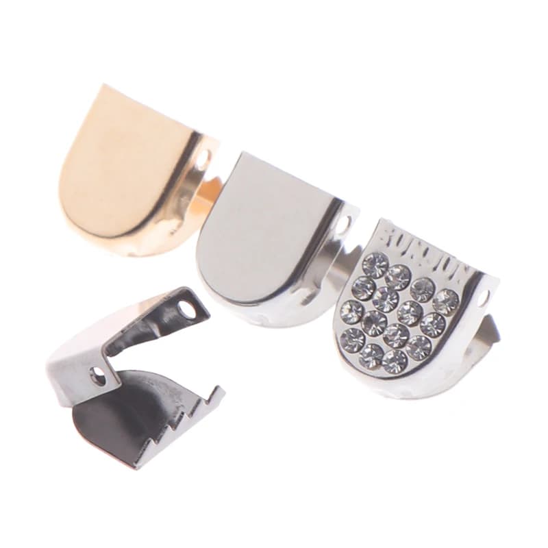 10pc lacci in metallo punte testa senza lacci lacci in metallo chiusura in pizzo kit Sneaker fai-da-te fibbia in metallo