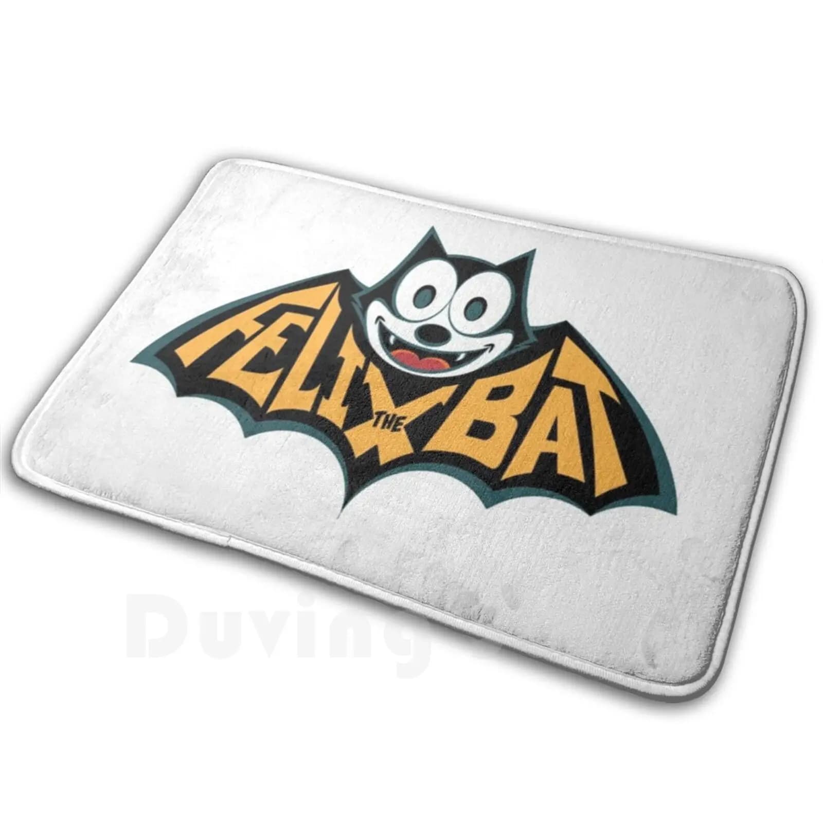 Felix The Bat Tappeto Tappetino Tappeto Cuscino Morbido Animazione Cartoon Cat Comic Felix Lucky Cat Old Old Comic Skitty Ukulele