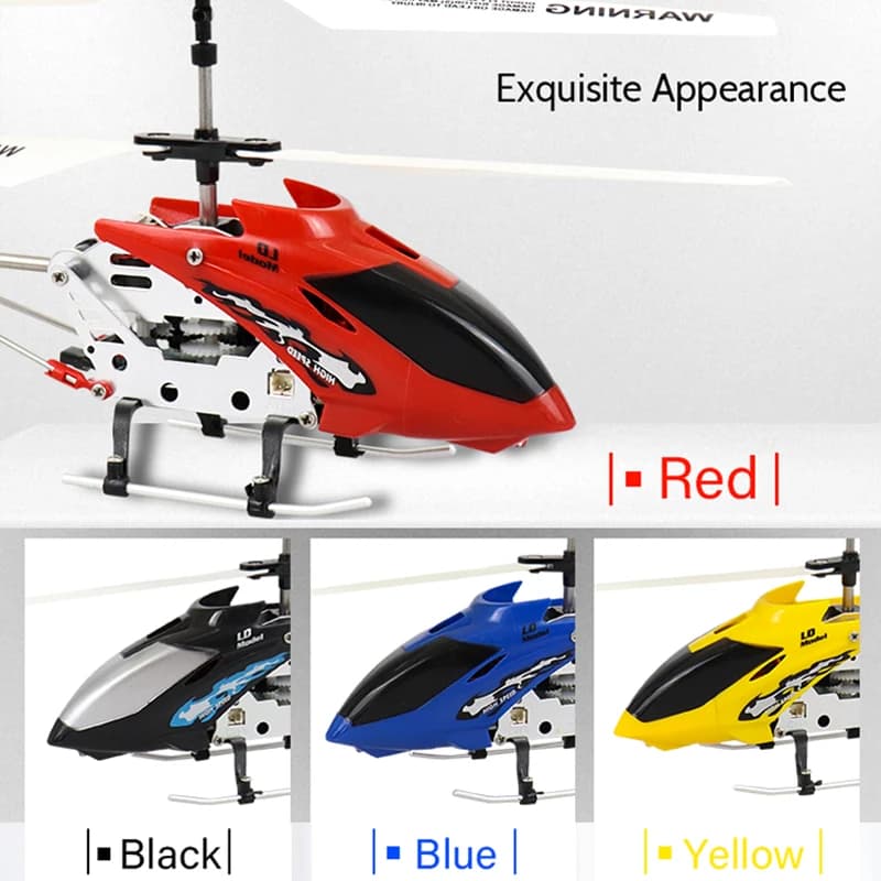 NUOVO Elicottero Telecomandato in Lega 3.5CH con Luci, Ricarica USB, Giocattolo per Bambini, Mini Drone RC, Aeroplano Giocattolo per Ragazzi