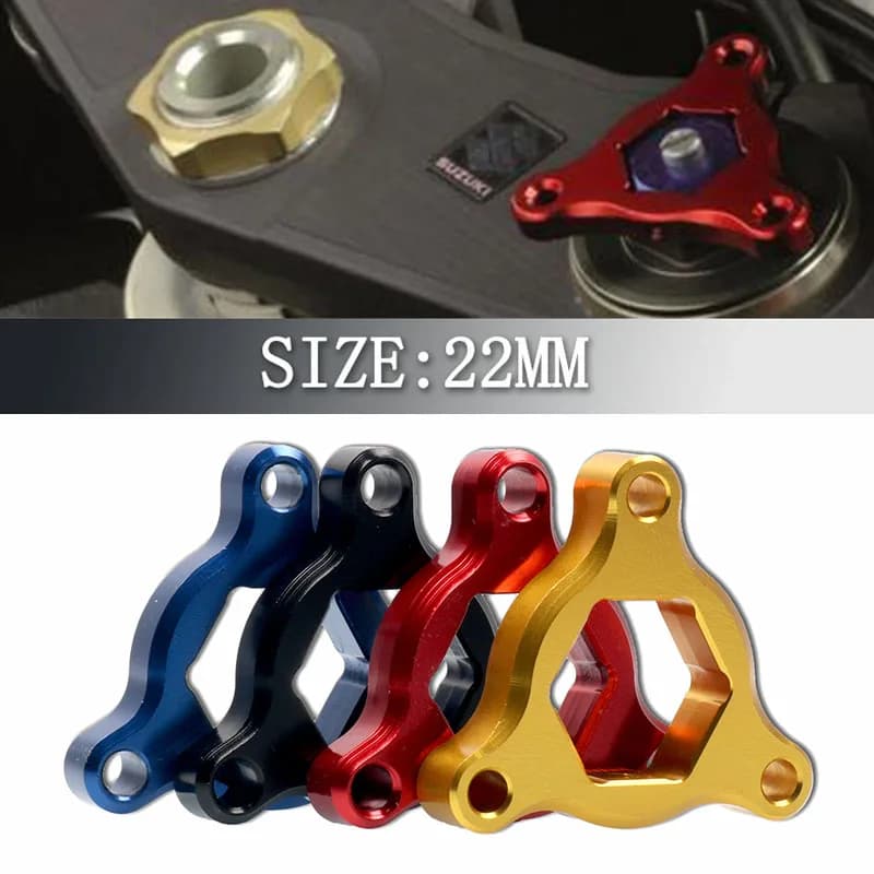 Per Z1000 ER6N ER6F ZX636R ER 6N 6F 650R ZXR400 KLR 650 Accessori Moto Sospensione 22mm Precarico Forcella Regolare