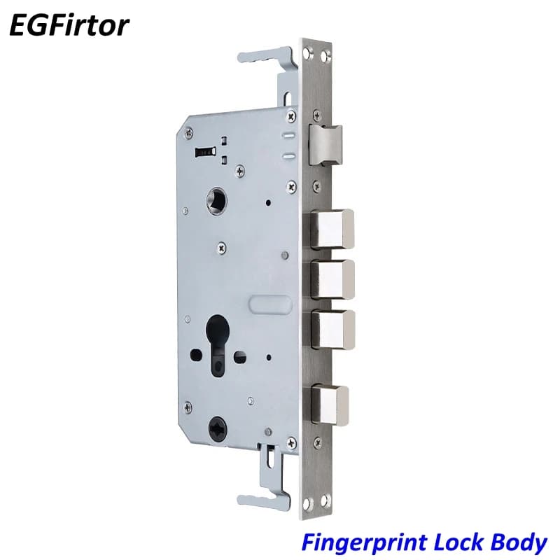 EGFirtor metallo acciaio inossidabile serratura elettronica corpo serratura per impronte digitali 240 x24mm bullone quadrato e bullone cilindrico