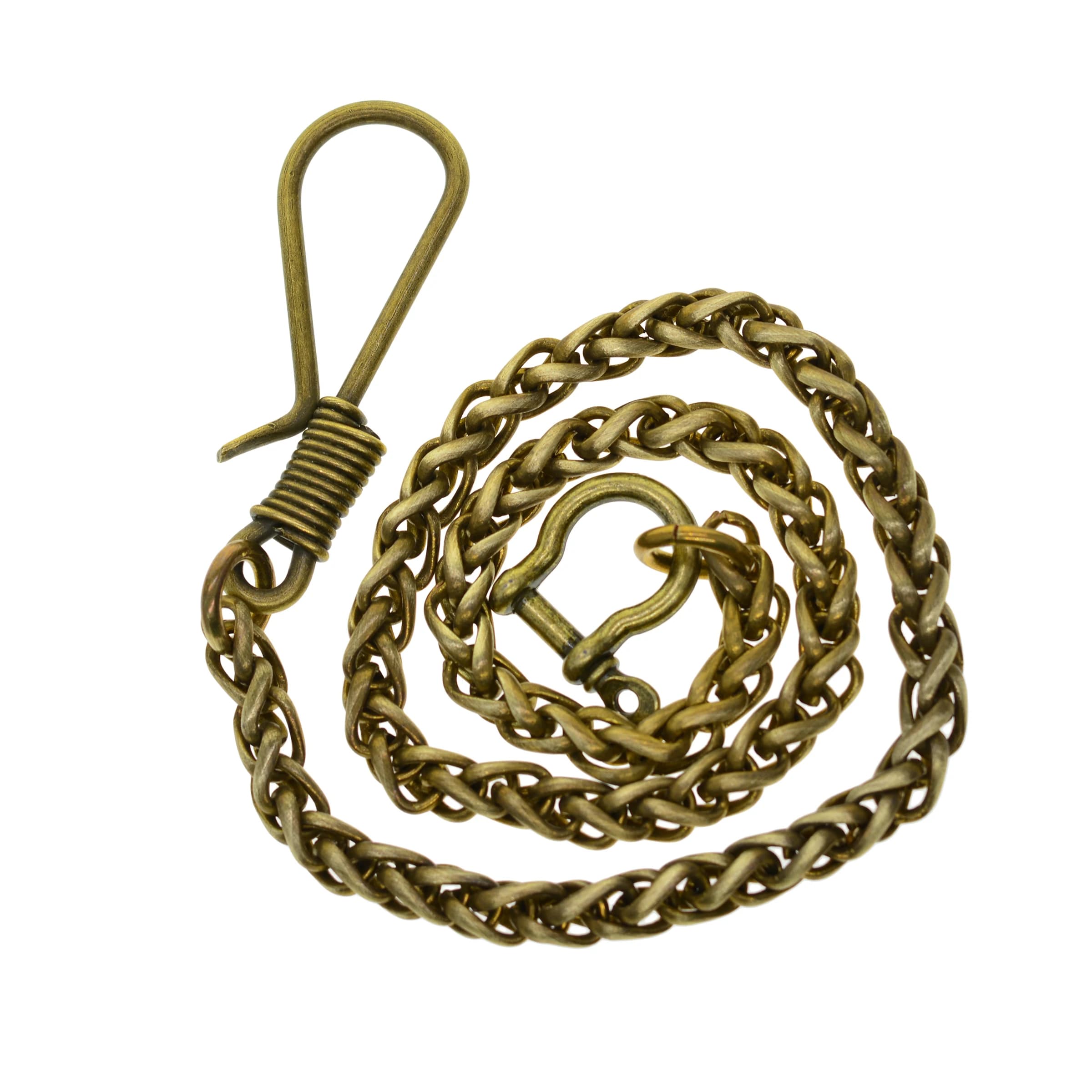 pantaloni in bronzo antico catene portafoglio jeans 6mm catena serpente di grano in ottone D vite di blocco arco grillo connettore FOB EDC REGALO fai da te