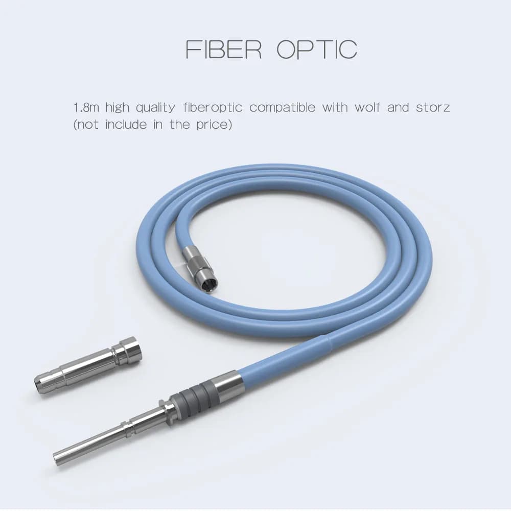 Fibra Ottica 4.0MM 1.8M 2M 2.5M 3.0M 3.5M Wolf Soft per Macchine con Sorgente Luminosa per Endoscopi e Microscopi Medici