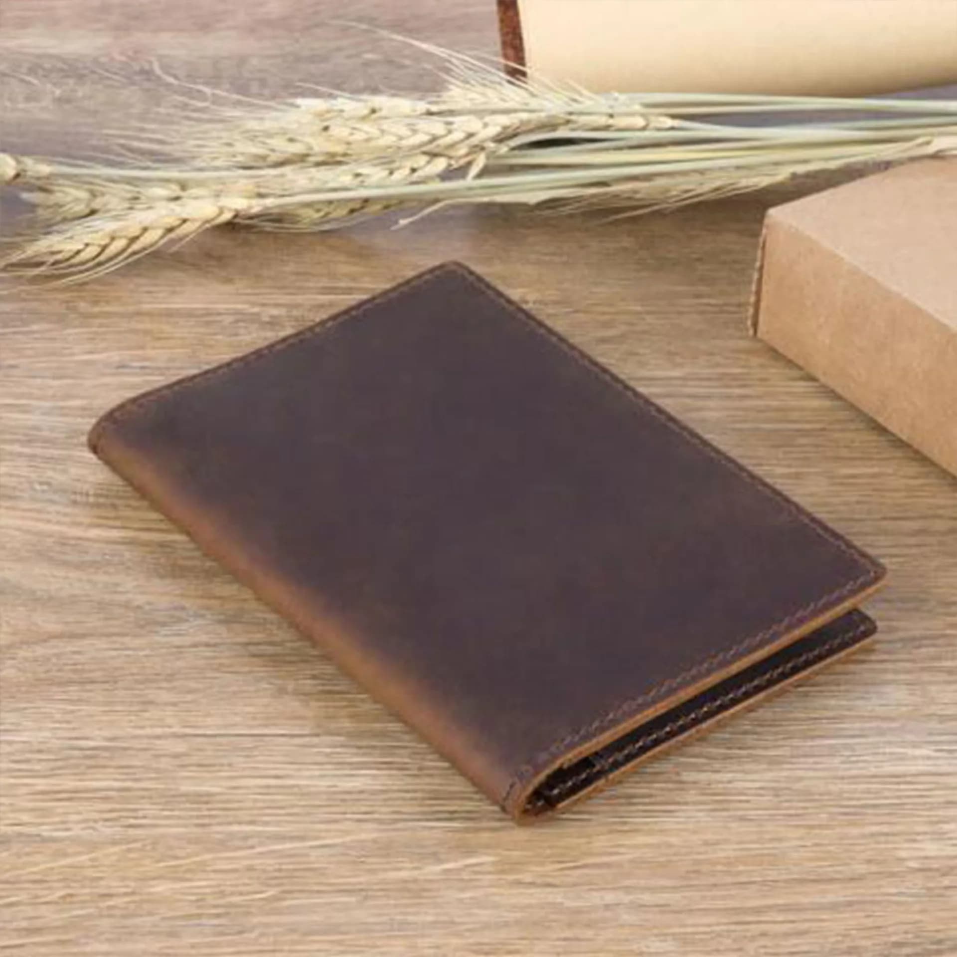 In Crazy Horse Leather Passport Case Document Collector Cover Passport Travel Facts Hand Retro Support Door Pasaports