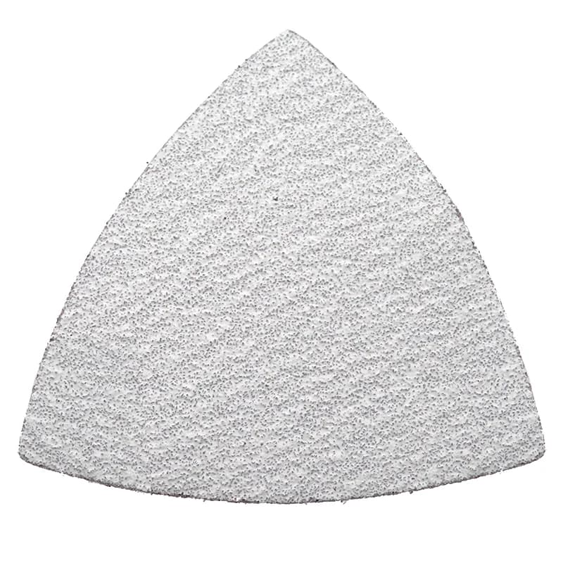 10/20 pezzi 90x90x90mm triangolo carta vetrata gancio e anello grana 60-1200 Fit3-1/2 pollici oscillante multiutensile levigatrice dettagli per la lucidatura