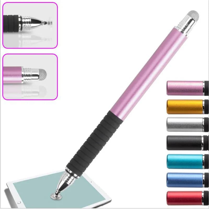 Penna capacitiva Penna touch screen Penna da disegno Stilo per iPhone Per iPad Per smartphone Tablet Nero Argento Rosso Blu