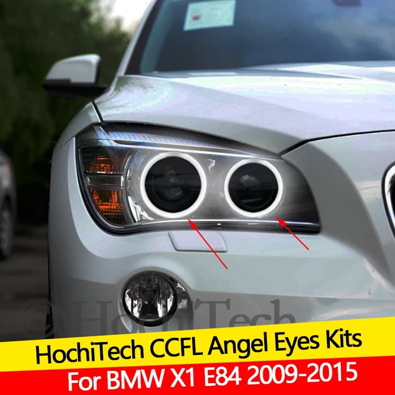 Hight Quality CCFL Angel Eyes Kit anello bianco caldo per BMW X1 E84 2009-2015 faro allo xeno Demon Eye