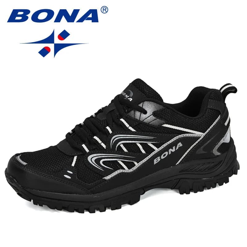 BONA new designer sneakers popular men's trekking shoes shoes outdoor trekking shoes men's tourism camping sports shoes fashion