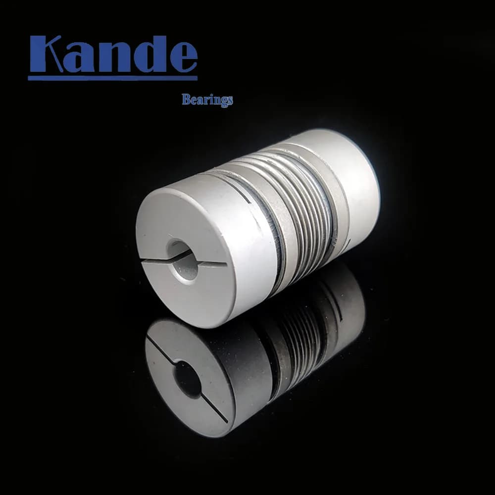 Kande Bearings 1pc Corrugated Coupling D16L28 3/4/5/6/6.35/8mm CNC Aluminium Alloy for Stepper Motor 3D Printer Couple
