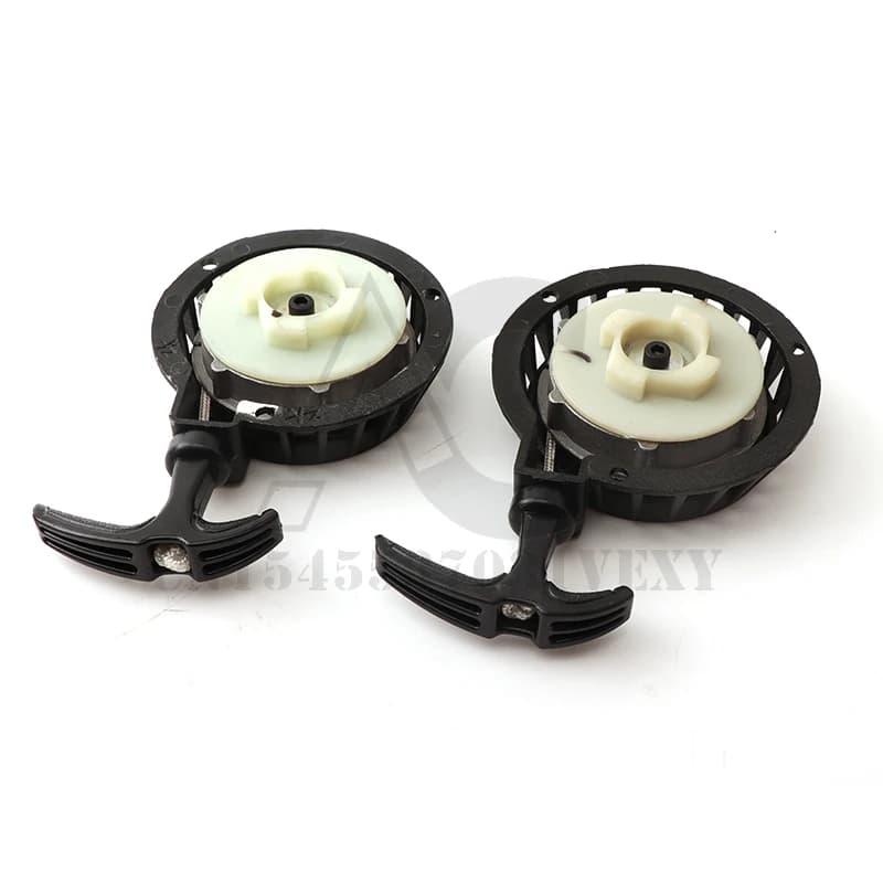 Mini accessori moto 49cc piccola auto sportiva accenditore a due tempi interamente in alluminio con impugnatura facile da tirare