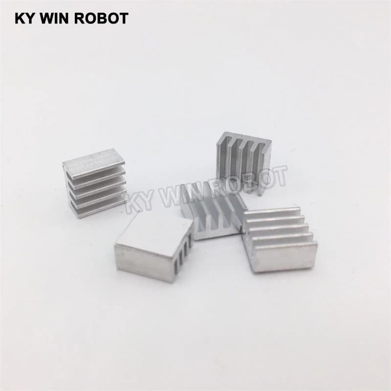 5Pcs Mini Adesivi di Alluminio del Radiatore Del Dissipatore di calore A4988 Dissipatore di Calore 9x9x5mm di Raffreddamento Per 3D Stampante driver Del Motore passo-passo VGA RAM LED IC