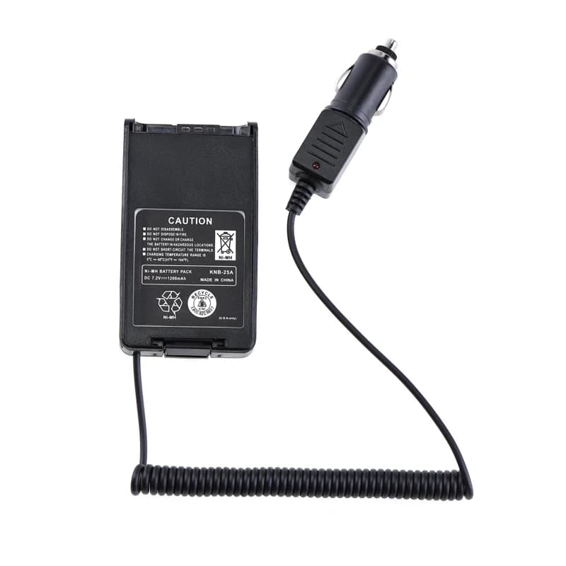 KNB-25 dell'adattatore dell'eliminatore della batteria del caricatore dell'automobile 12/24V per il walkie-talkie della Radio di Kenwood TK2160 TK3160 TK3170 TK3173 TK2140