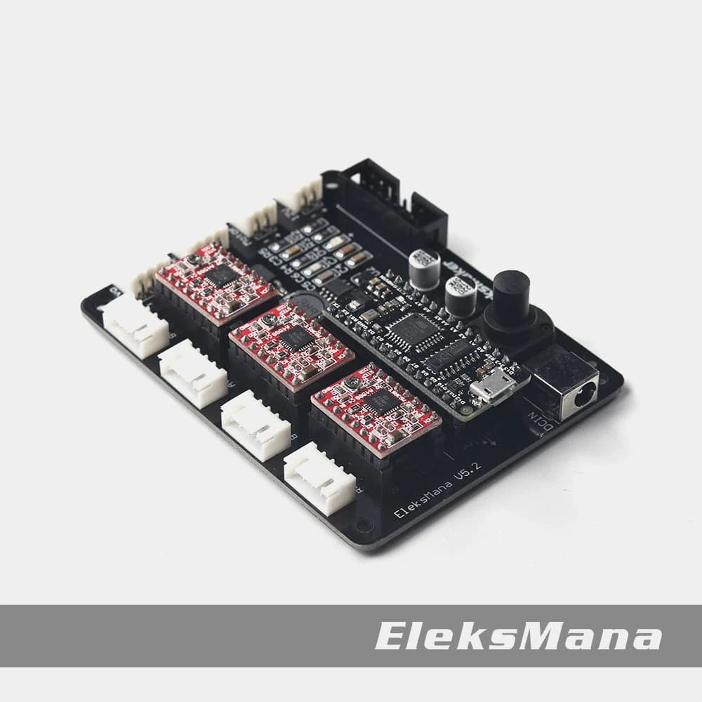 EleksMana SE V5.2 Scheda di controllo a 3 assi Asse XY con custodia Controller per incisore laser CNC Scheda controller driver motore passo-passo