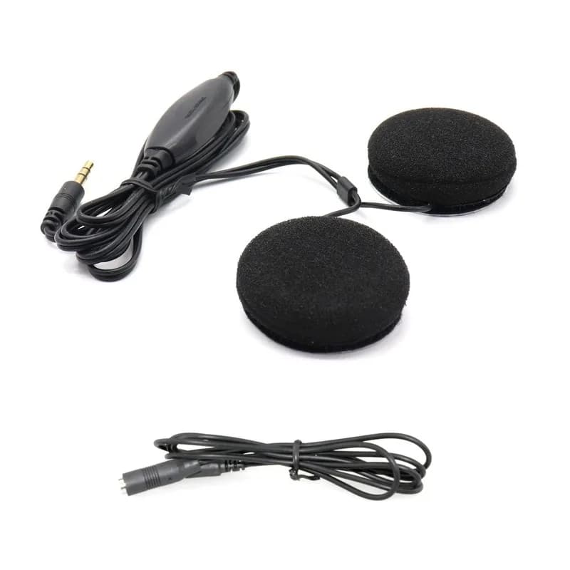Microfono per motocicletta altoparlanti per casco auricolare cuffia altoparlante citofono interfono per MP3 mp4 GPS CD Radio casco interfono Clip