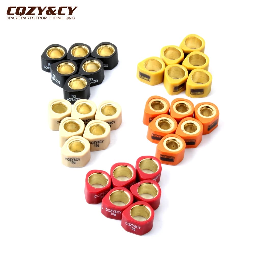 Pesi a rulli variatore da corsa 6PC 20x15mm 8g 10g 13g 15g 19g per SYM EV150 RV180 HD200 Joyride 125 150 Joymax 125cc 200cc
