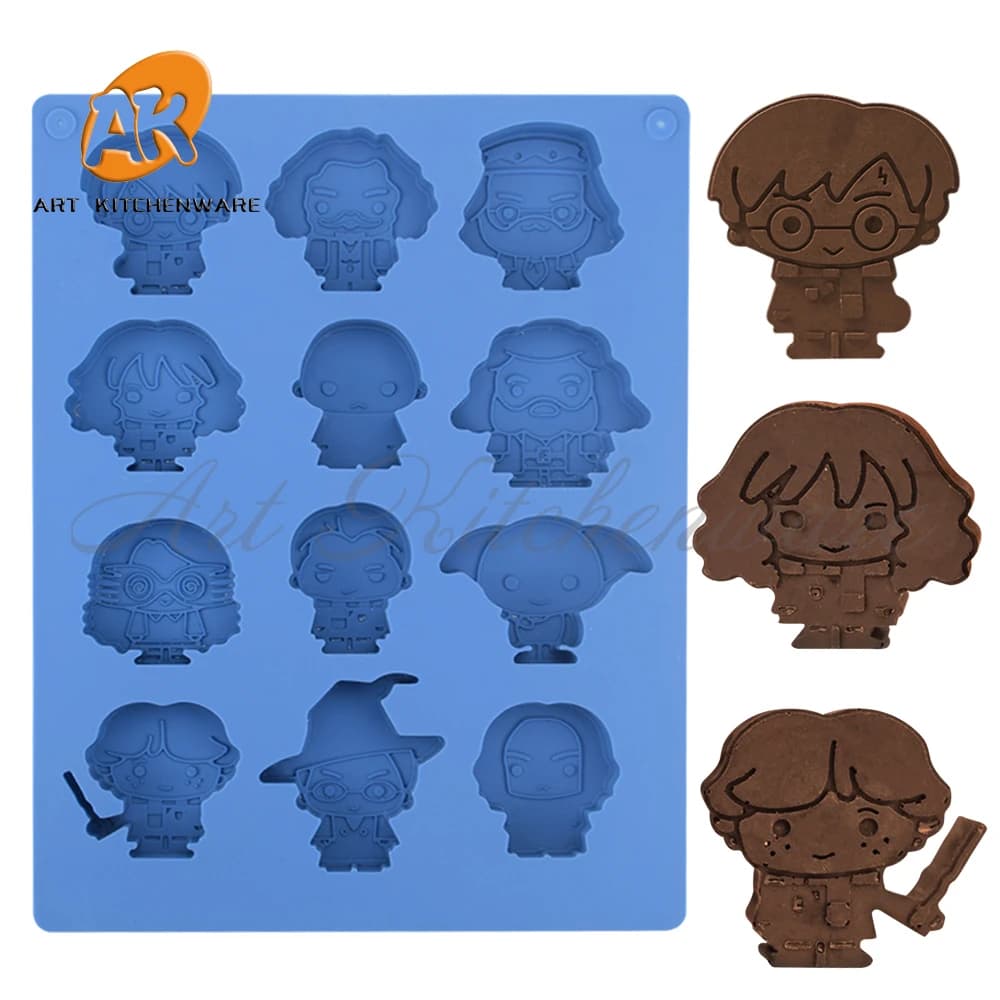 Personaggi dei cartoni animati Stampi per mousse in silicone Stampi per cioccolato Creatore di ghiaccioli Fai da te Congelatore fatto in casa Stampo per ghiaccioli Strumento per gelato domestico