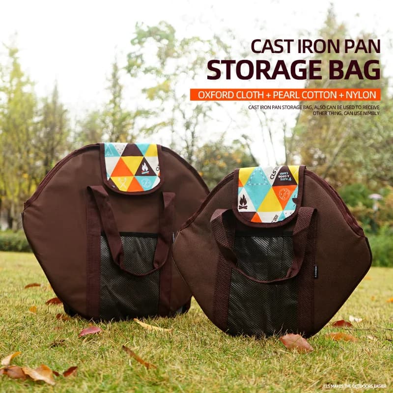 Outdoor Camping Kitchen Kitchen Tools Pot Holder Bag for Pots Travel Tray for Barbecue Organizer for pans Outdoor tableware