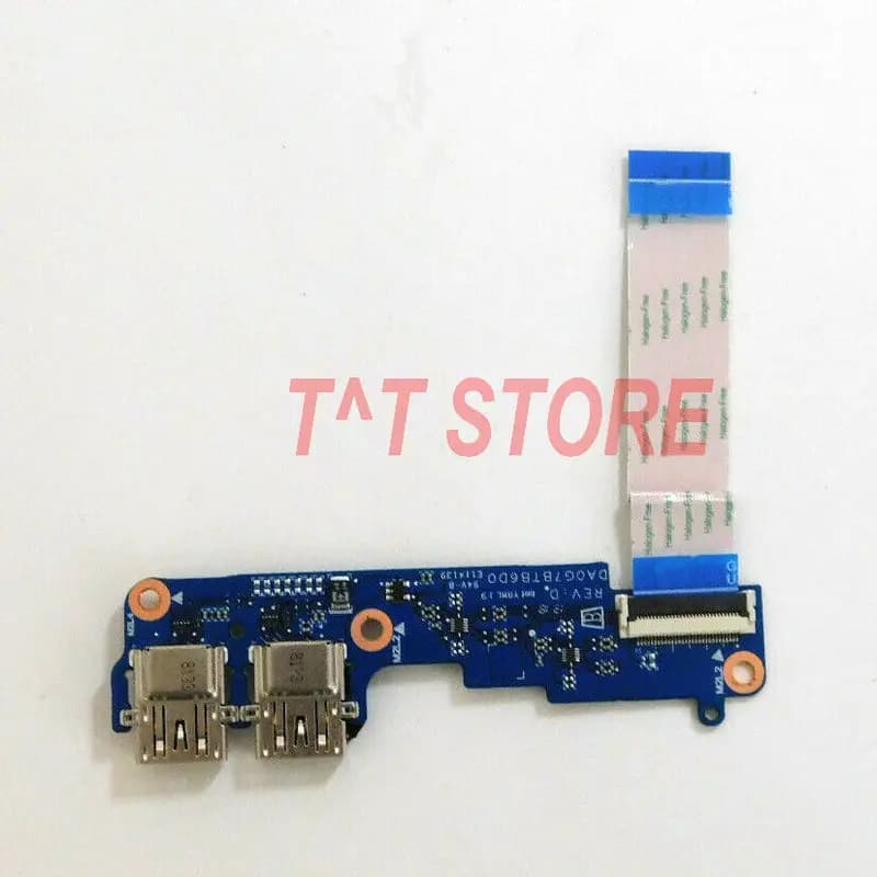 Originale per HP 15-CS0064ST 15-CS0061ST 15-CS0051WM 15-CS SERIE SCHEDA PORTA USB per laptop con cavo DA0G7BTB6D0 spedizione gratuita