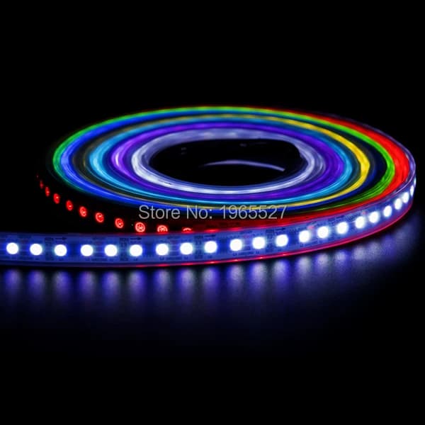 5M 96LED/m WS2811 Striscia LED 5050 SMD RGB Pixel Light 12V TV digitale Lampada a nastro flessibile Bianco/Nero PCB IP20/IP65/IP67
