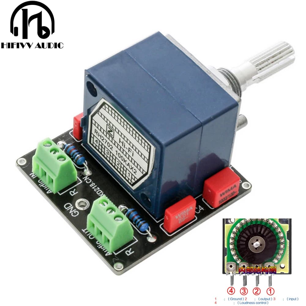 Scheda di commutazione del volume del potenziometro di controllo del volume del giappone ALPS RK27 RH2702 originale per il sistema di preamplificatore dell'amplificatore Audio HiFi
