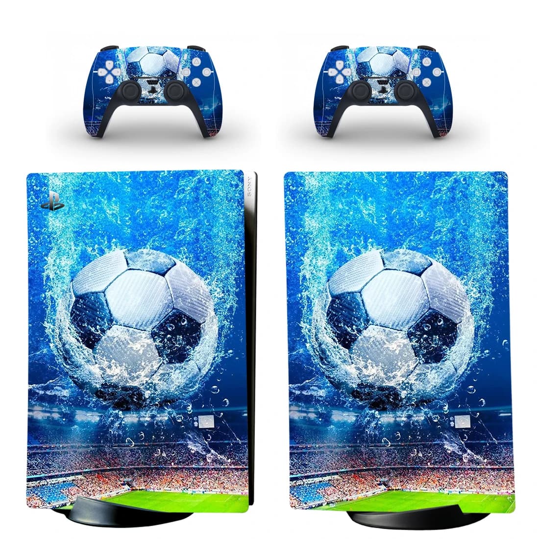 Football PS5 Edizione digitale Adesivo skin Decal Cover per console e controller Adesivo skin PS5 Vinile