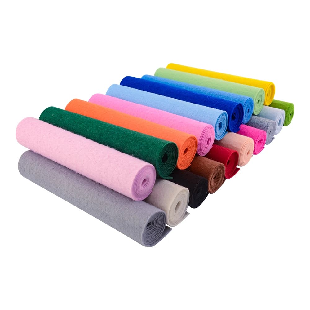 Felt Fabric Sheet 20x30cm, 30x30cm for DIY Sewing Dolls Crafts Material, Billboard Wedding Decor Cupma Tradmarks 1mm Thick