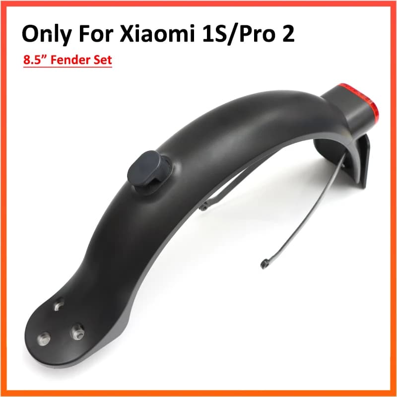 Parafango ruota posteriore per Xiaomi Scooter 1S e PRO 2 Parafango posteriore Ala aggiungi fanale posteriore Gancio targa Supporto parafango da 8,5 pollici