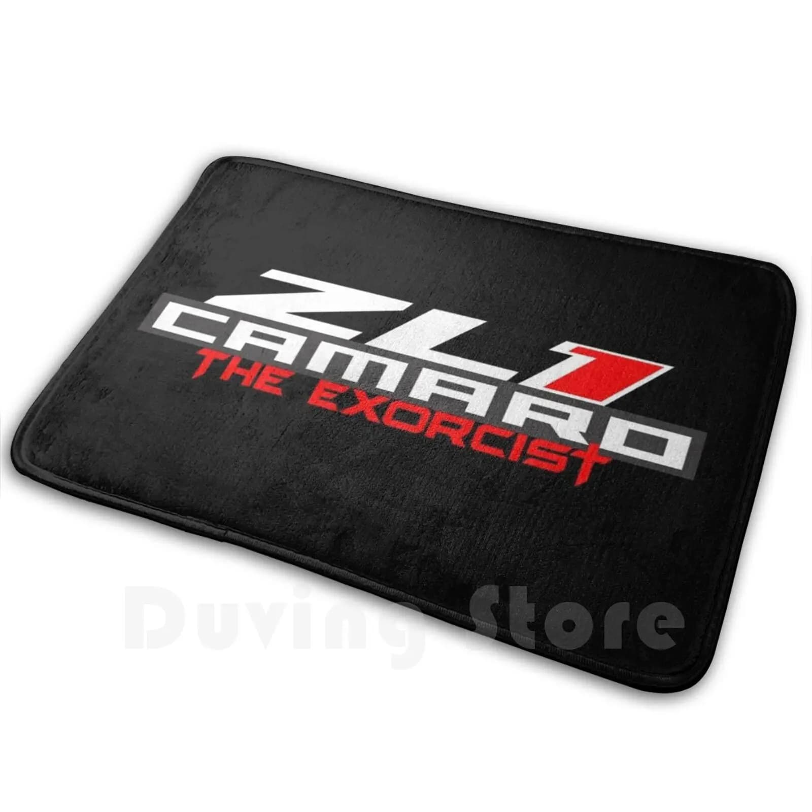Flat Camaro Zl1 The esorcist Badge Soft tappetino antiscivolo tappeto tappeto cuscino Camaro Zl1 Chevi Muscle American Logo
