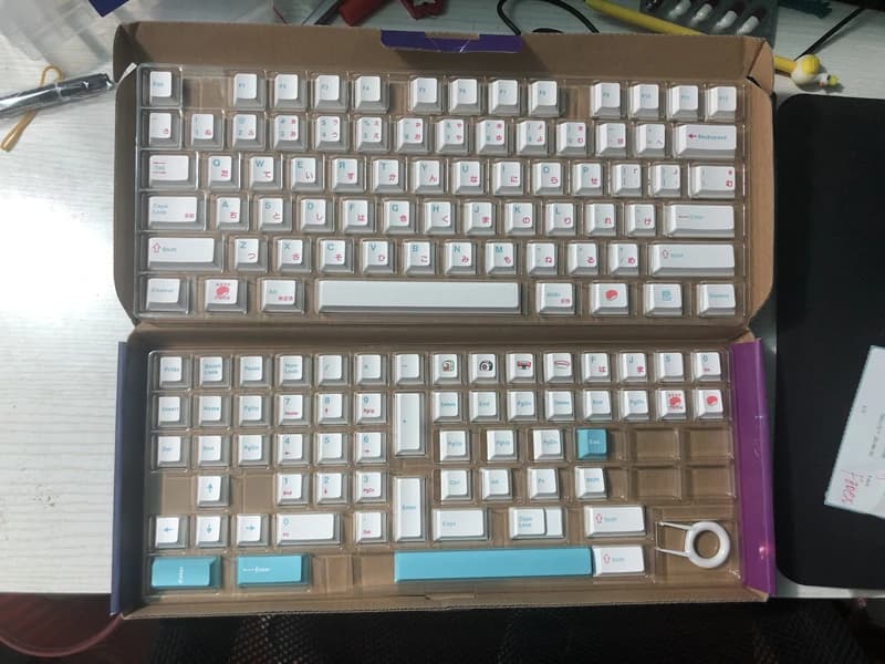 PBT Keycap 135 tasti Cherry Profilo DYE-SUB Copritasti sushi personalizzati per tastiera meccanica 61 64 84 108 Layout