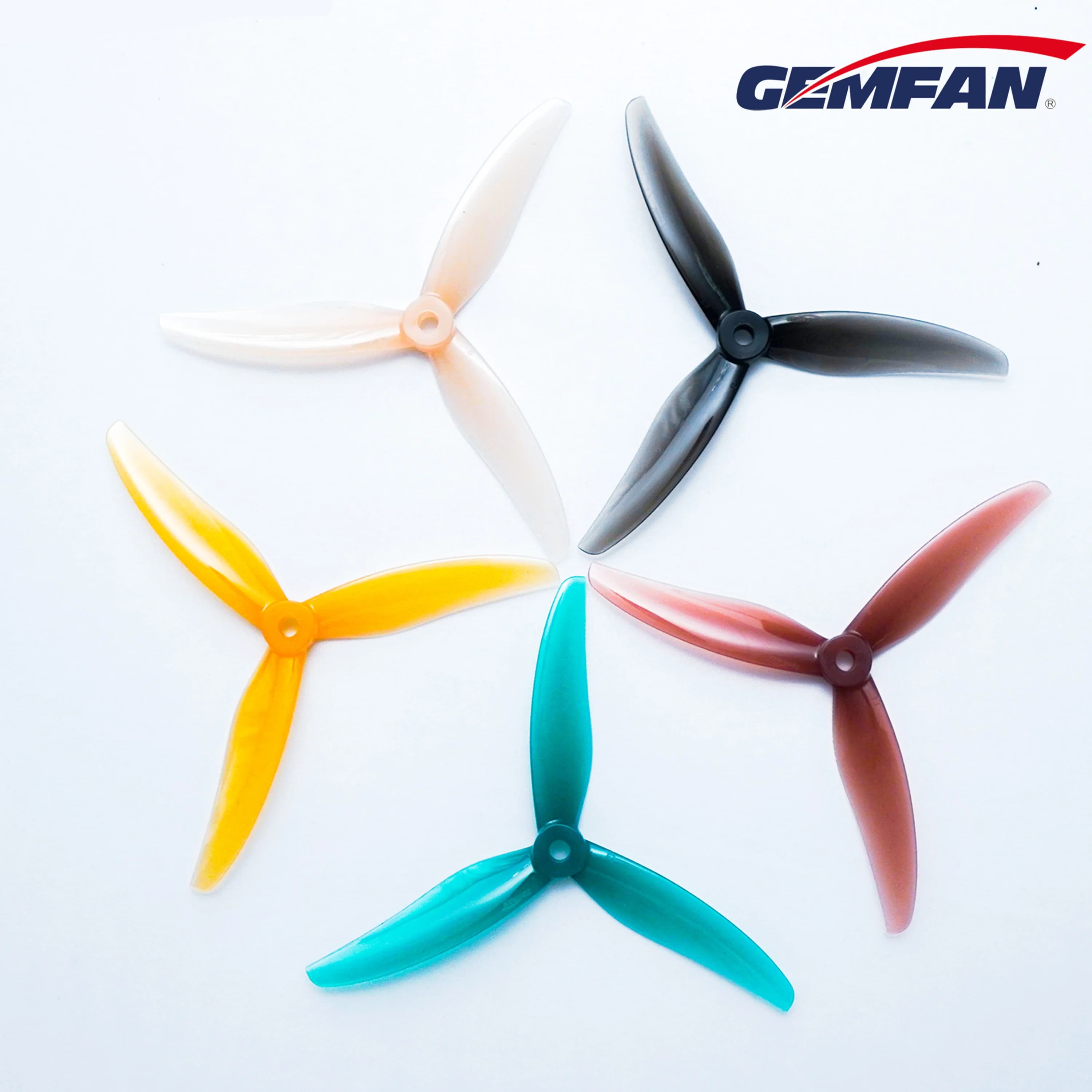 8pcs/4pairs Gemfan 3 pale eliche F3 F4 F3S F4S Freestyle 3 5.1x3x3 Freestyle 4 5.1x3.6x3 PC puntelli Gemfan Racing FPV Drone