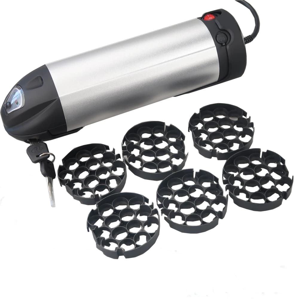 36v bottiglia bollitore scatola 24v 36v 48v bottiglia d'acqua ebike batteria scatola bici elettrica batteria bottiglia tubo caso