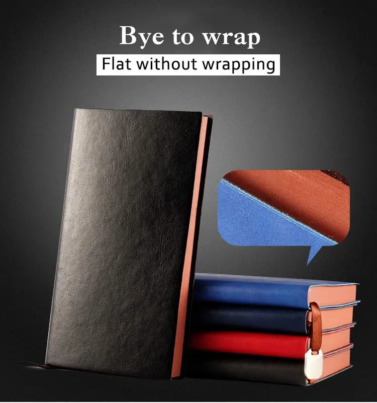 A6 Mini Cute Business PU Copertina in pelle Notebook con copertina rigida Blocco note morbido Diario portatile impermeabile vintage Agenda tascabile