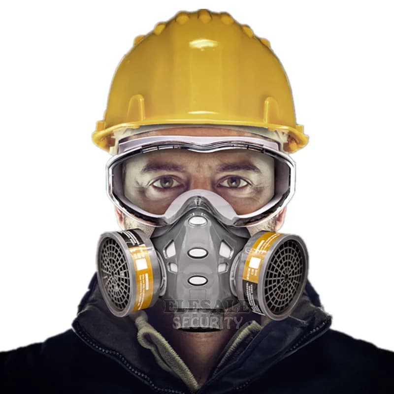 Anti-vulcan wax new breather Gas safety glasses anti-dust mask car double filtering for spray coating polishing safety at work