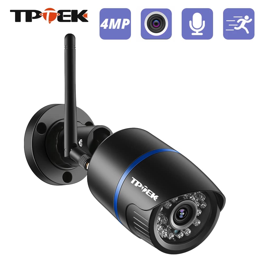 4MP WiFi IP camera External security camera 1080P Wi Fi Video surveillance Wireless Wi-Fi CCTV Weatherproof CamHi IP Camara
