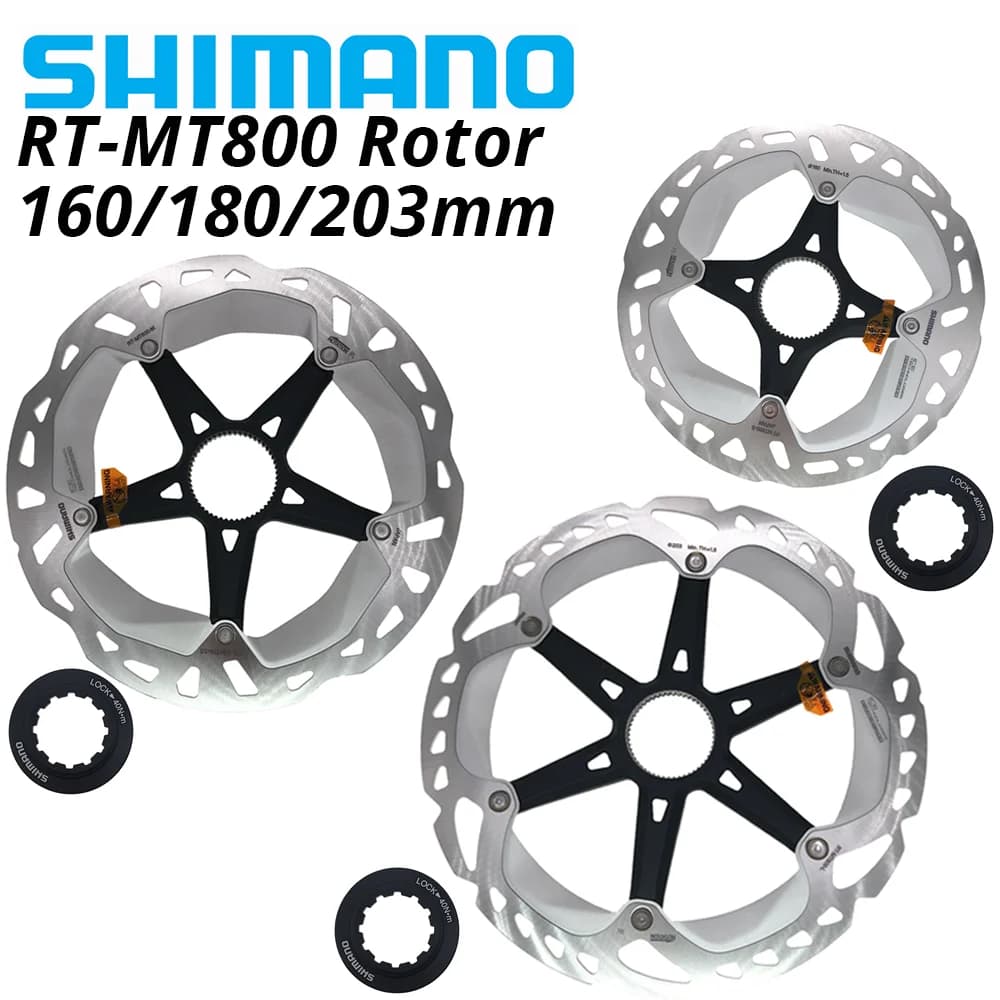 SHIMANO DEORE XT MT800 CL800 XTR MT900 Rotore Freno a Disco CENTER LOCK Tecnologia RT-MT800 per Bici da Montagna MTB 160MM 180MM 203MM