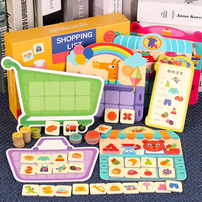 Nuovi giocattoli educativi per bambini lista della spesa Jigsaw Game Thinking Training giochi da tavolo interattivi genitore-figlio giocattoli per l'apprendimento Kid